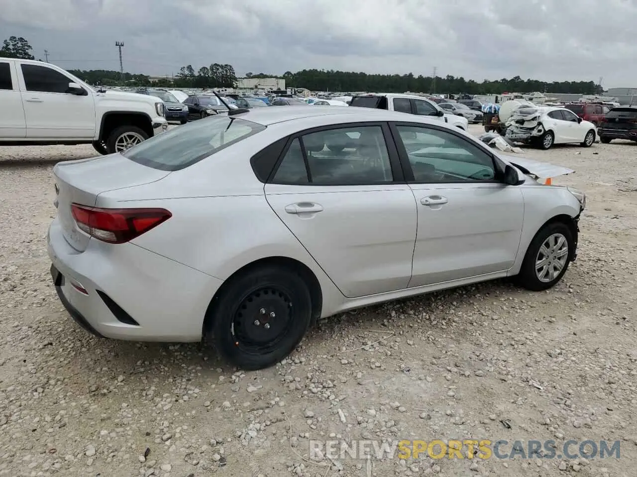 3 Photograph of a damaged car 3KPA24ADXME430901 KIA RIO 2021