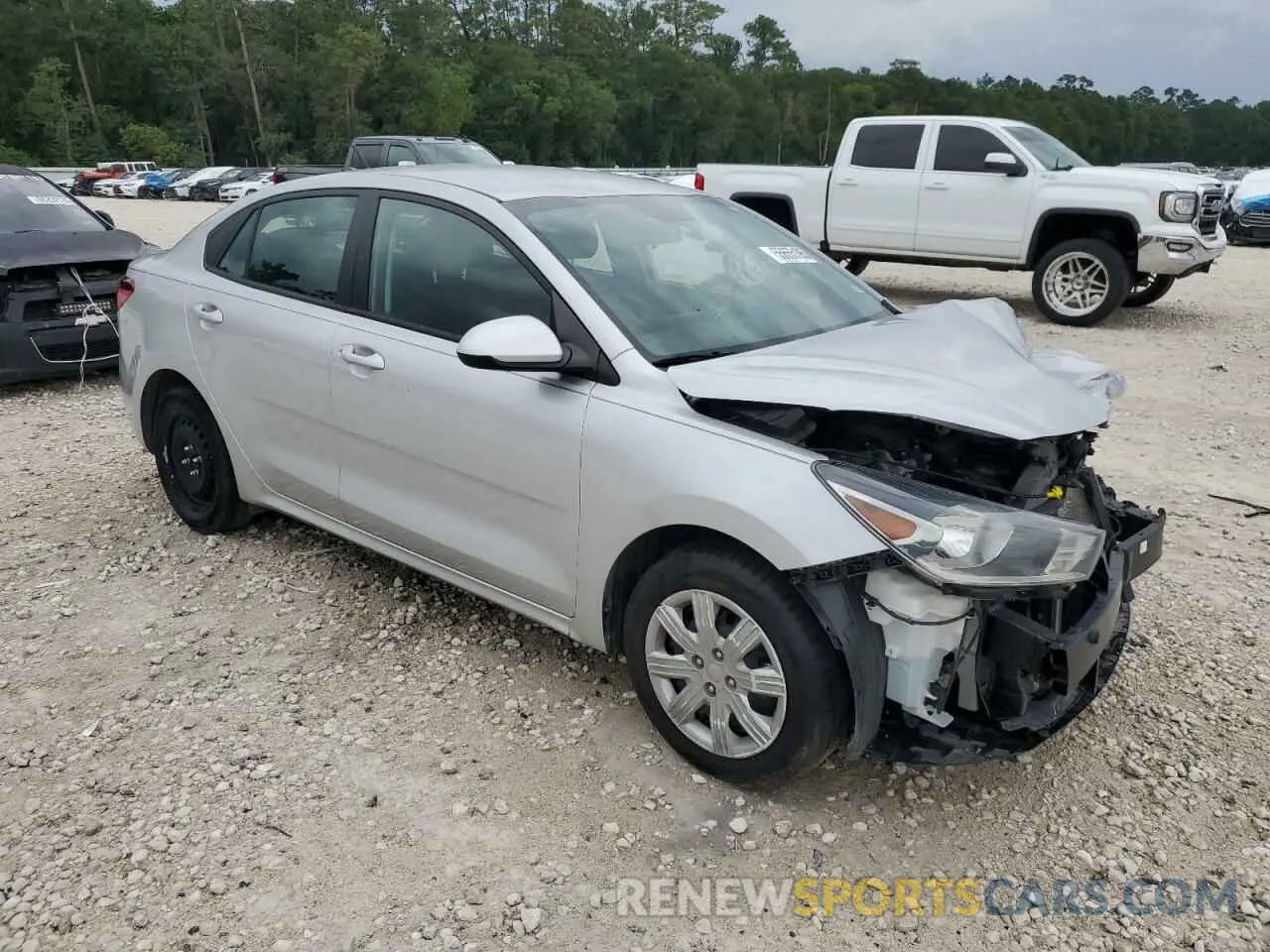 4 Photograph of a damaged car 3KPA24ADXME430901 KIA RIO 2021