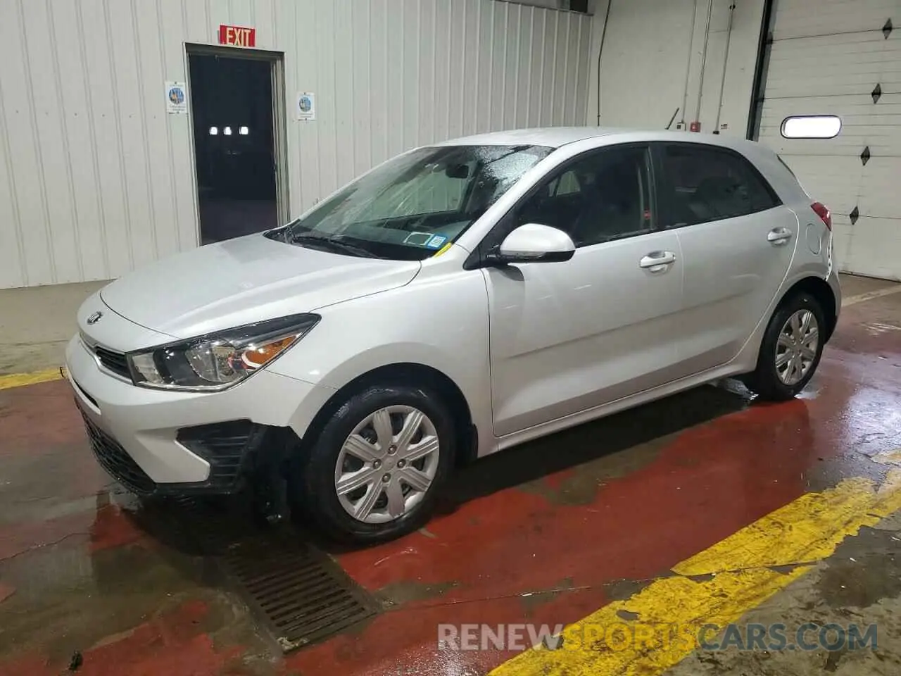 1 Photograph of a damaged car 3KPA25AD3ME433290 KIA RIO 2021