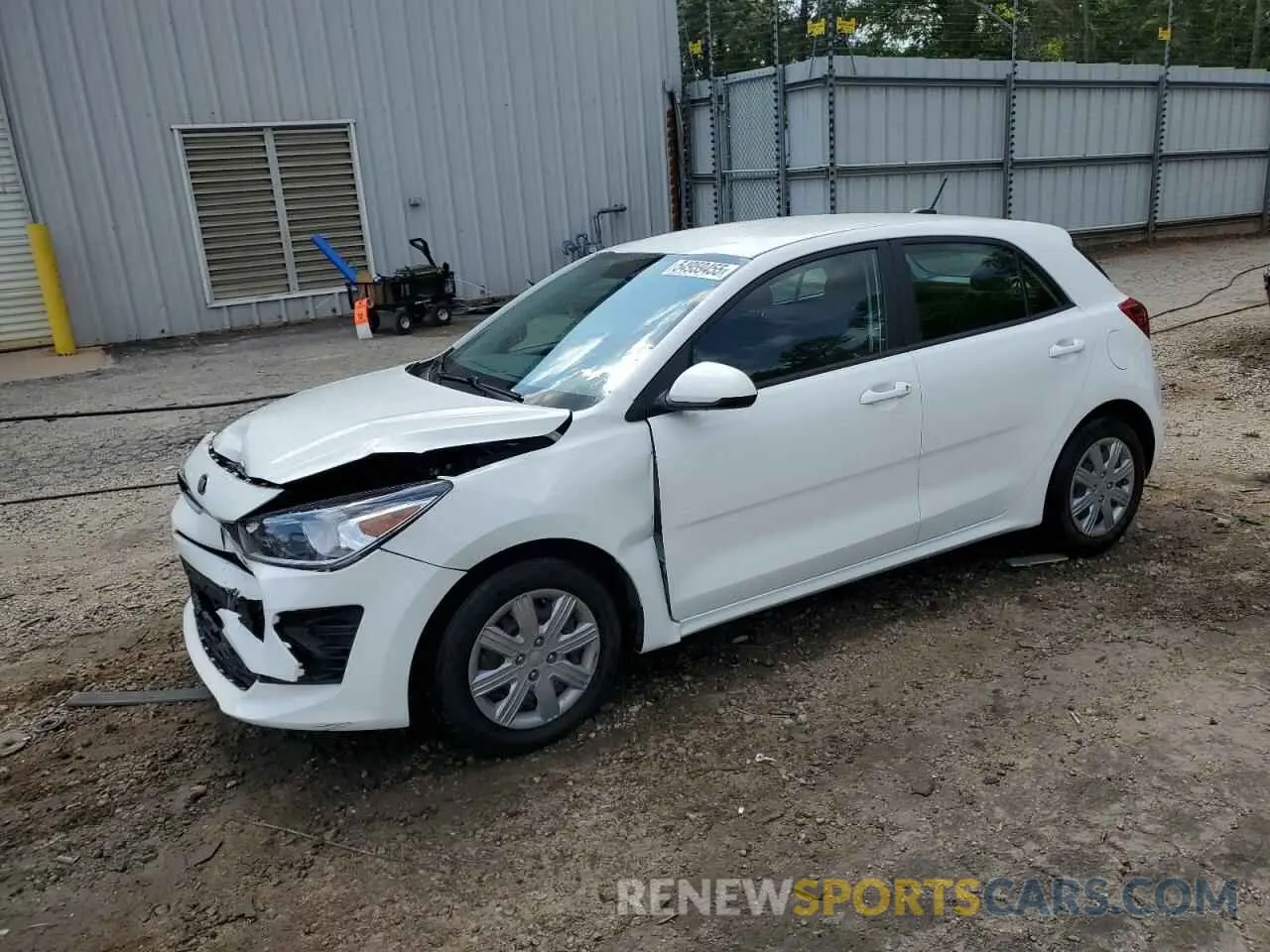 1 Photograph of a damaged car 3KPA25AD4ME420516 KIA RIO 2021