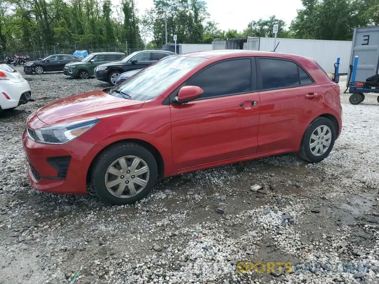 1 Photograph of a damaged car 3KPA25AD5ME407077 KIA RIO 2021