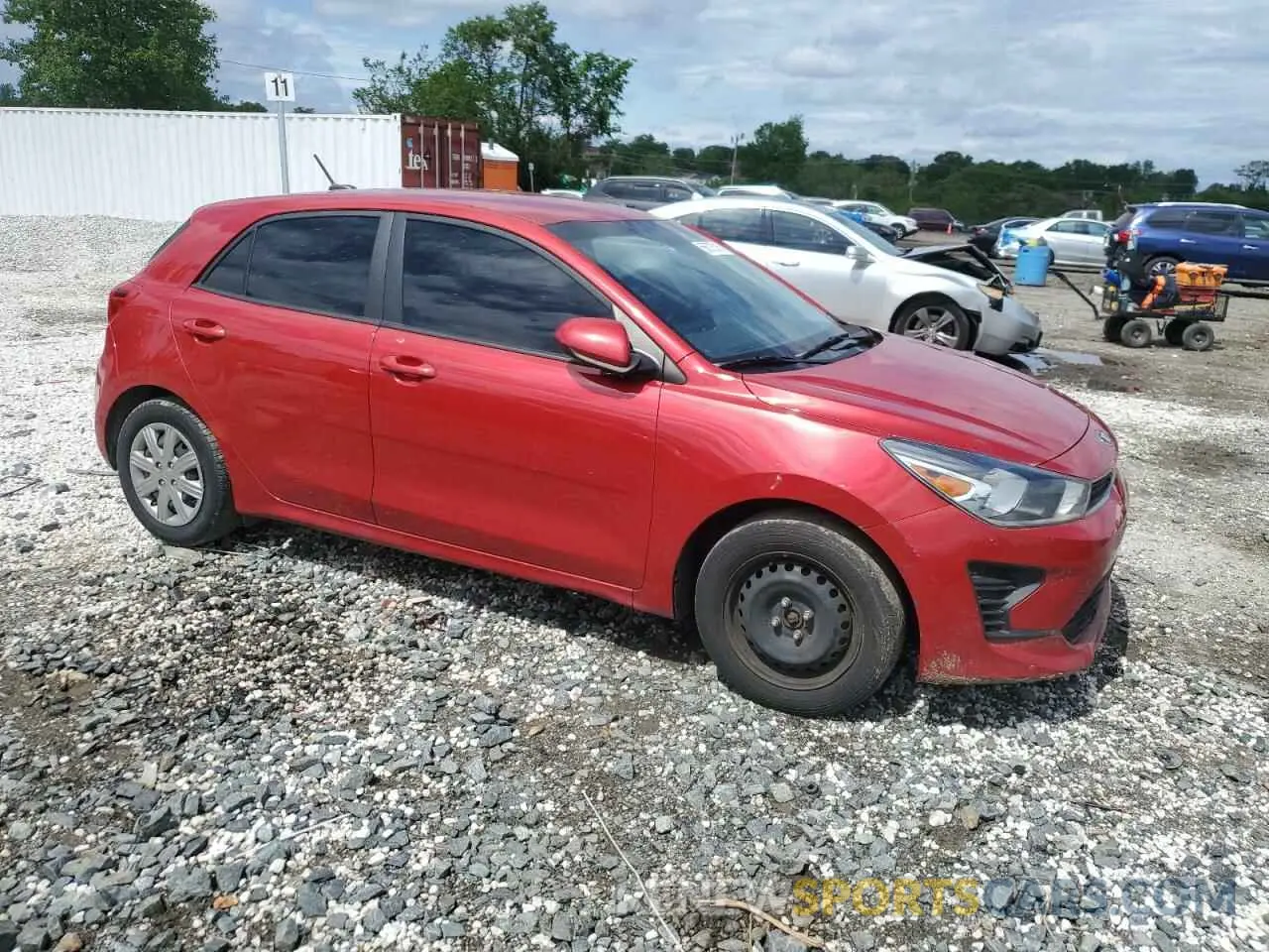 4 Photograph of a damaged car 3KPA25AD5ME407077 KIA RIO 2021