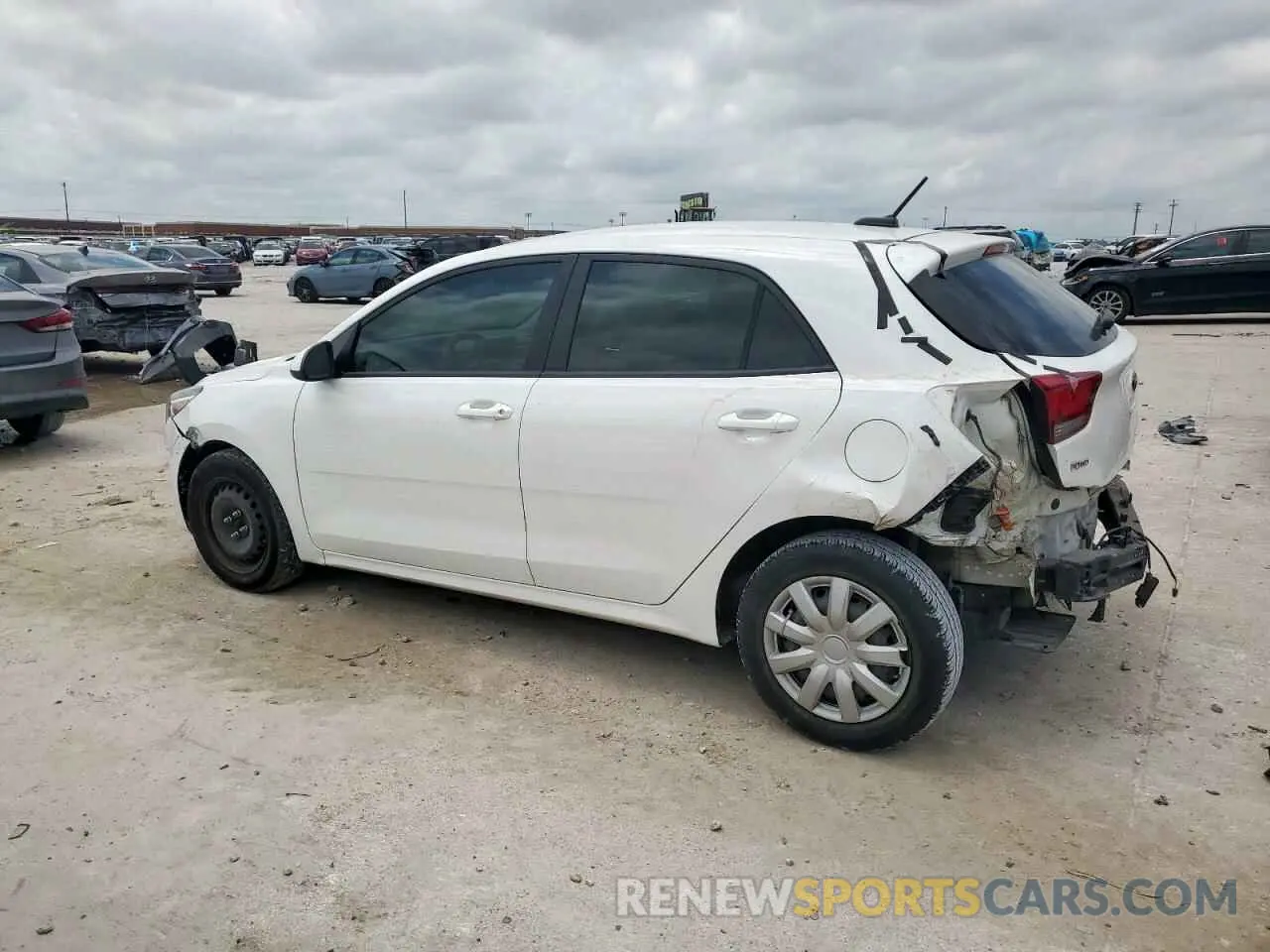 2 Photograph of a damaged car 3KPA25AD9ME415294 KIA RIO 2021