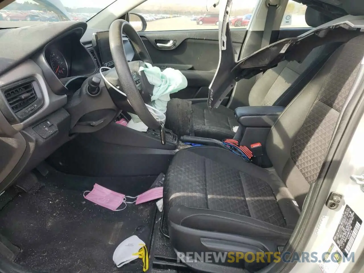 7 Photograph of a damaged car 3KPA25ADXME374786 KIA RIO 2021