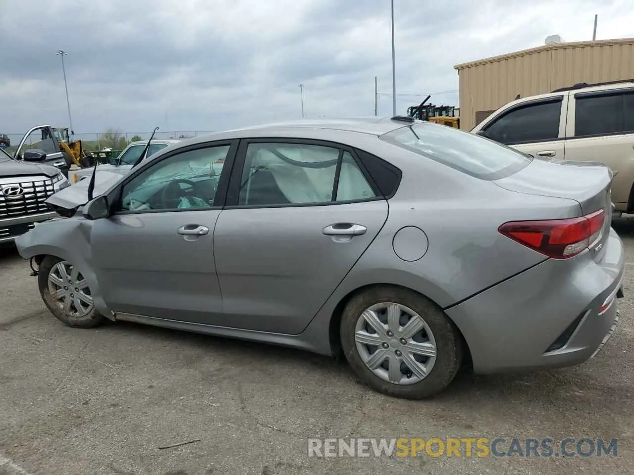 2 Photograph of a damaged car 3KPA24AD0NE440628 KIA RIO 2022