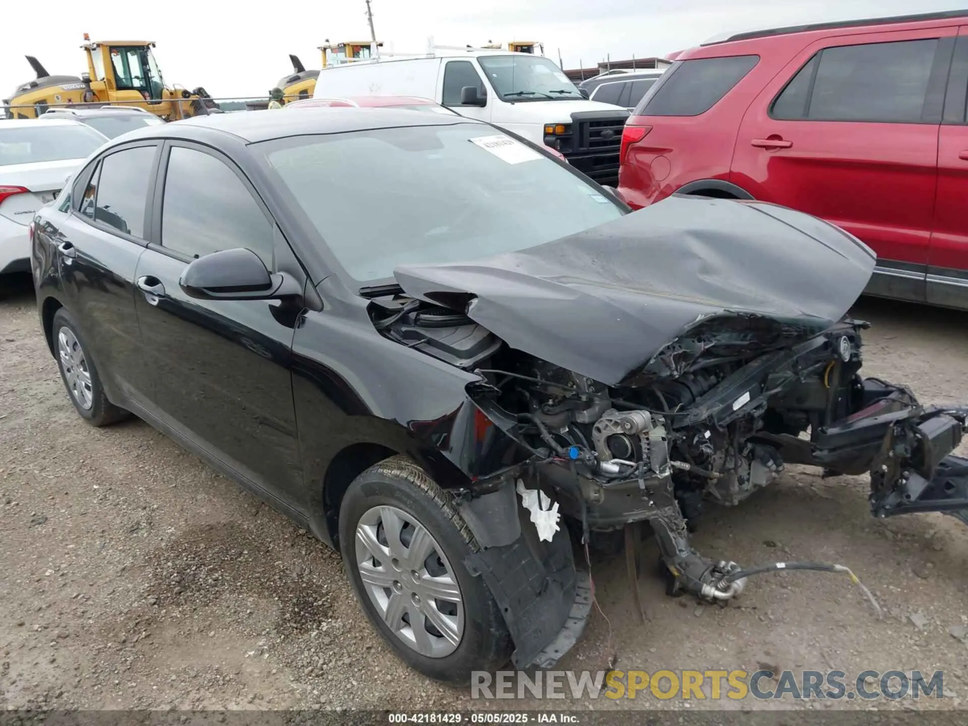 1 Photograph of a damaged car 3KPA24AD0NE463228 KIA RIO 2022