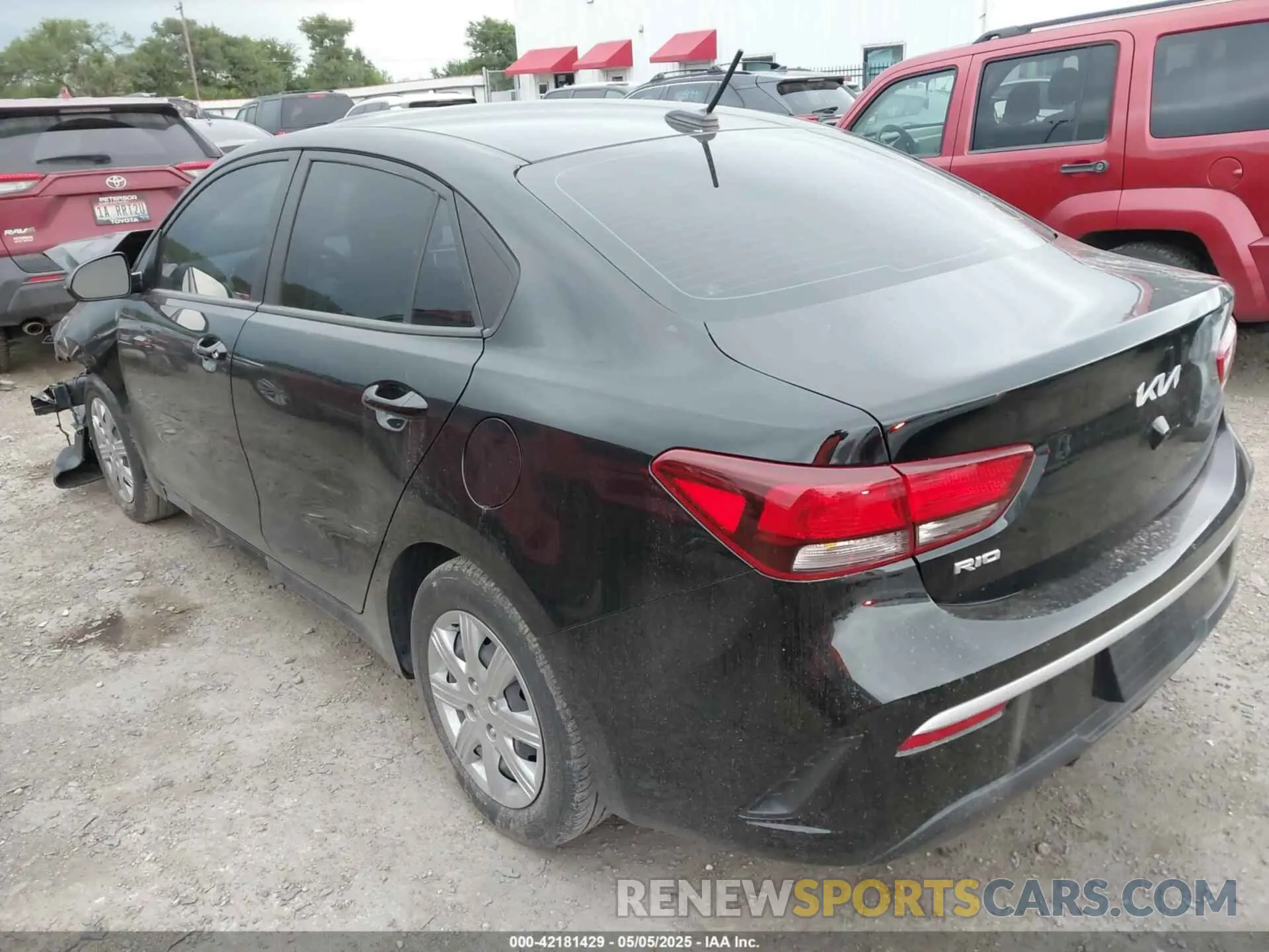 3 Photograph of a damaged car 3KPA24AD0NE463228 KIA RIO 2022