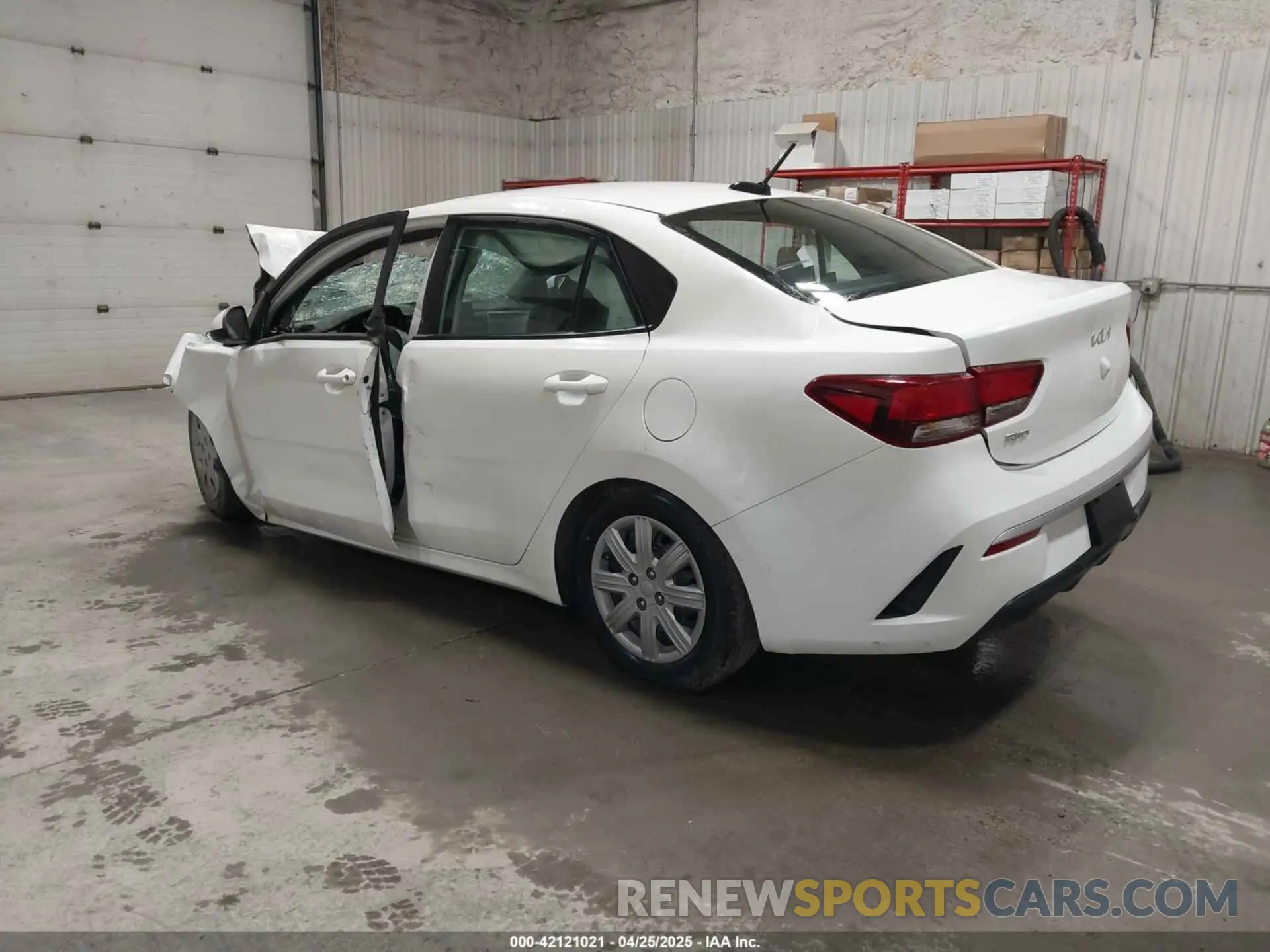 3 Photograph of a damaged car 3KPA24AD0NE480255 KIA RIO 2022