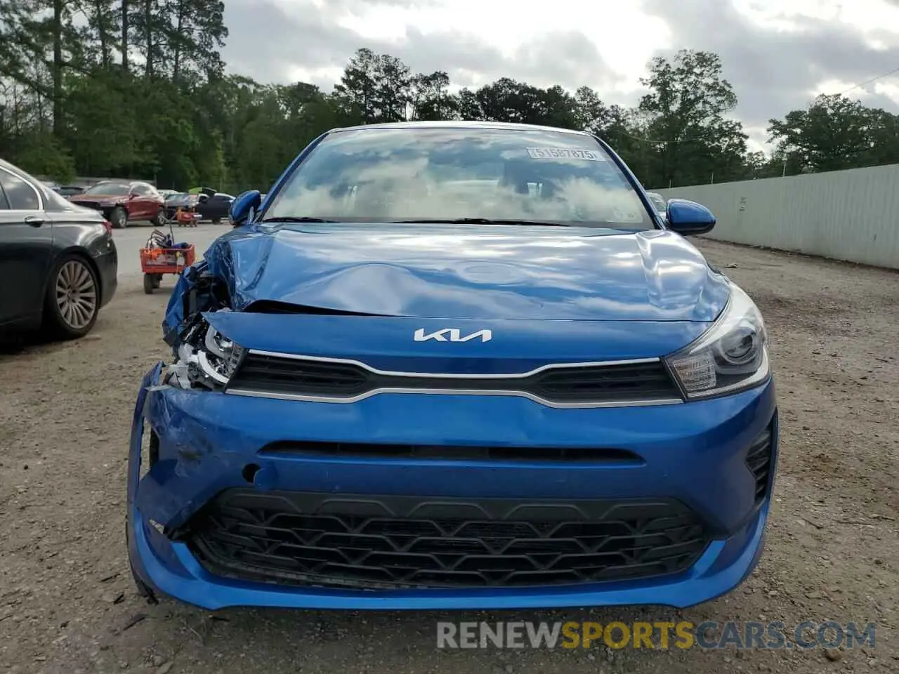 5 Photograph of a damaged car 3KPA24AD0NE481244 KIA RIO 2022