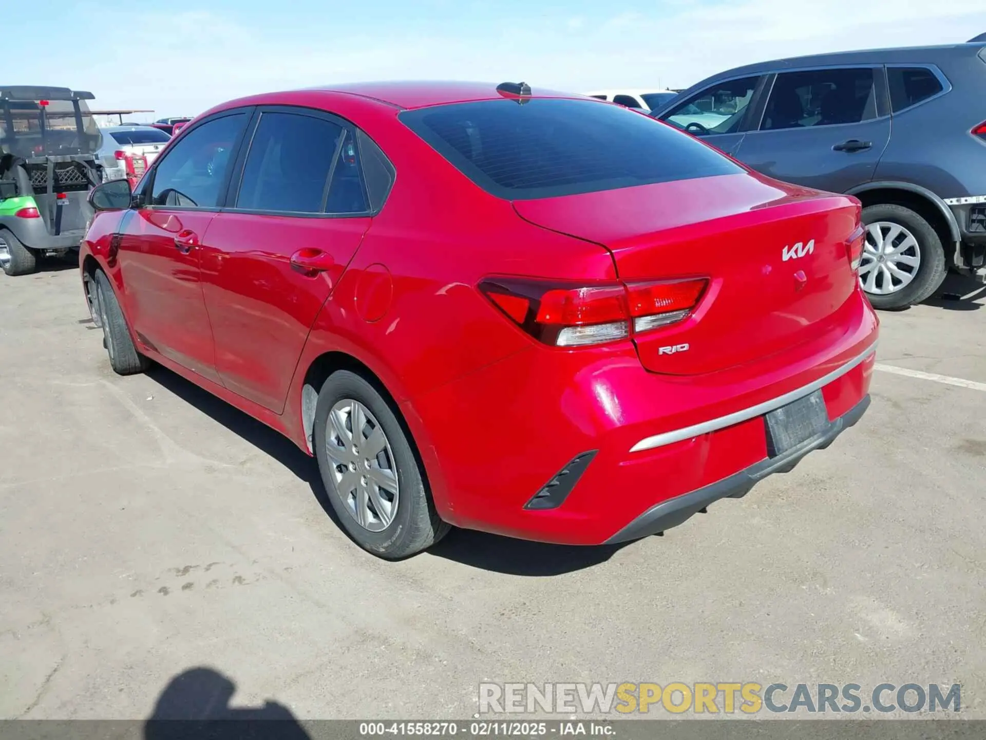 3 Photograph of a damaged car 3KPA24AD0NE485472 KIA RIO 2022