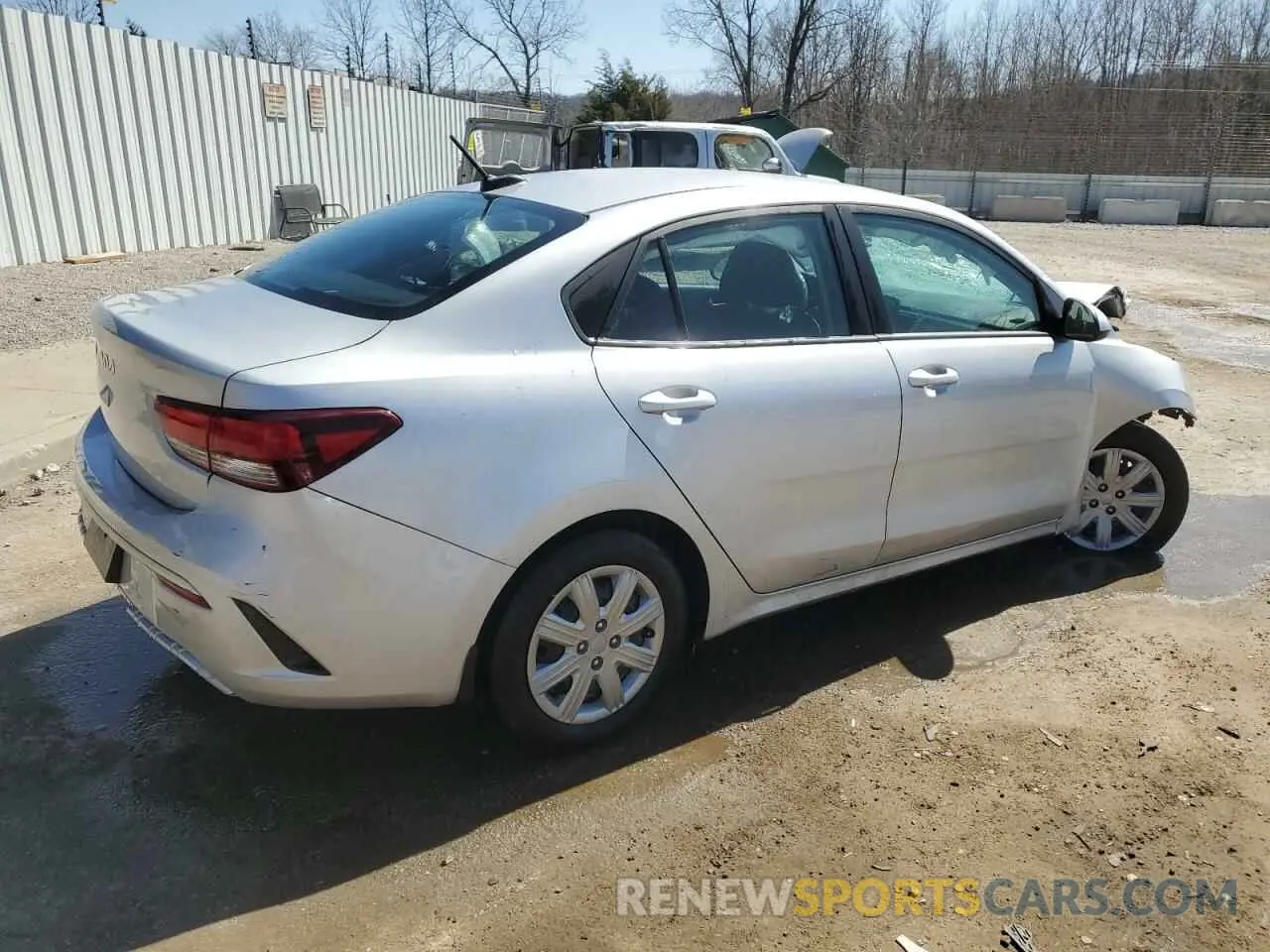 3 Photograph of a damaged car 3KPA24AD1NE449662 KIA RIO 2022
