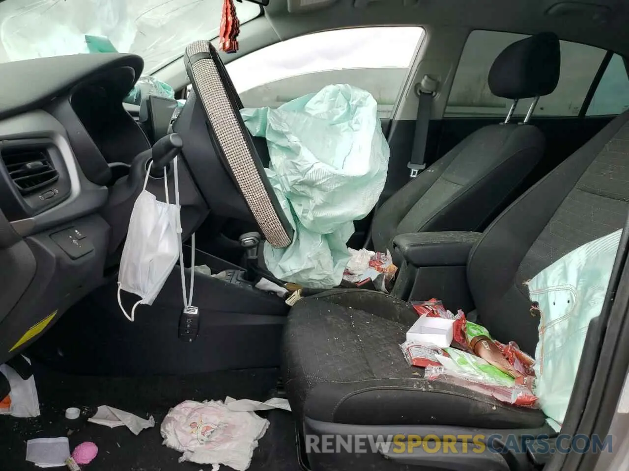 7 Photograph of a damaged car 3KPA24AD1NE450486 KIA RIO 2022