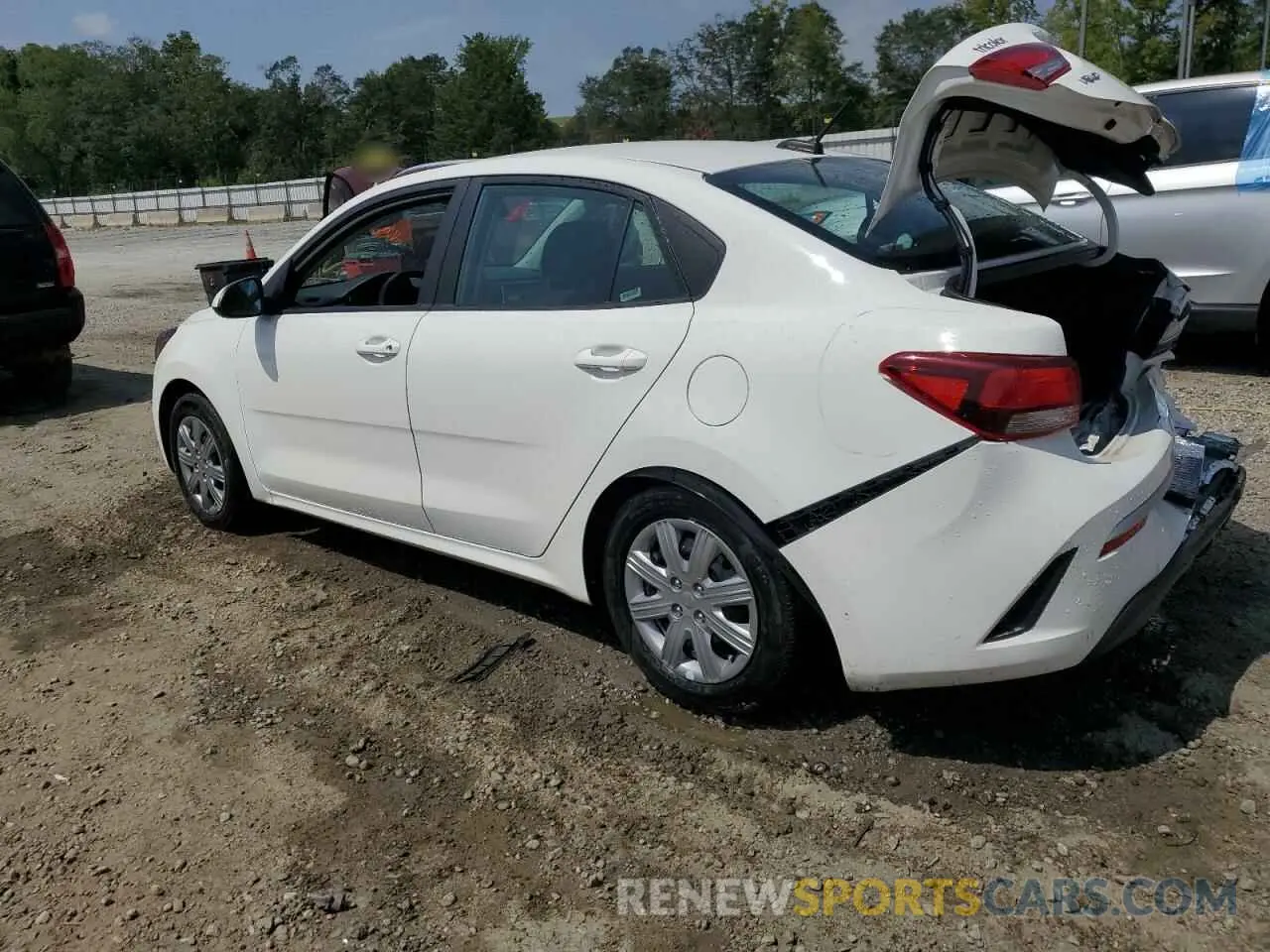 2 Photograph of a damaged car 3KPA24AD1NE453727 KIA RIO 2022