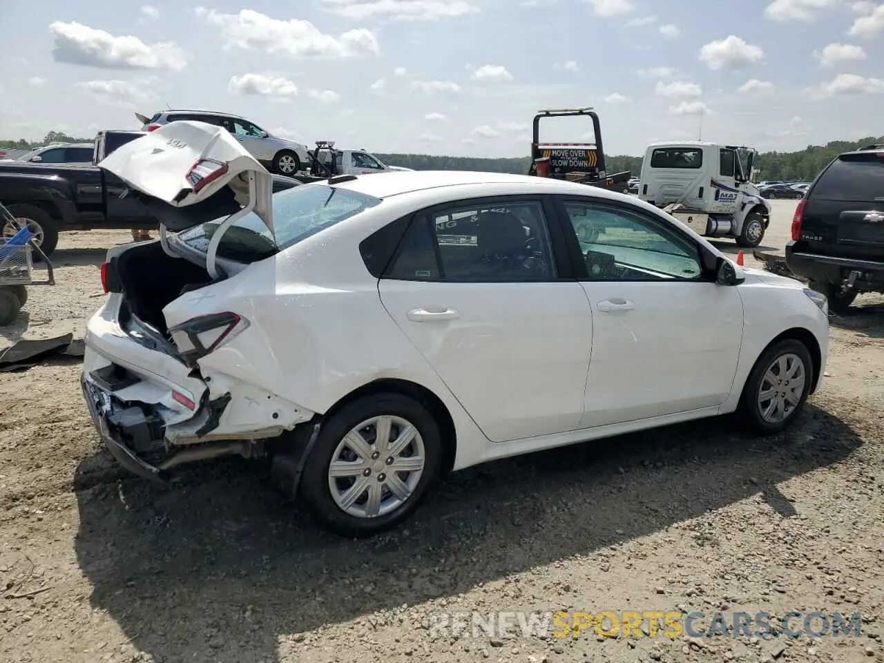 3 Photograph of a damaged car 3KPA24AD1NE453727 KIA RIO 2022