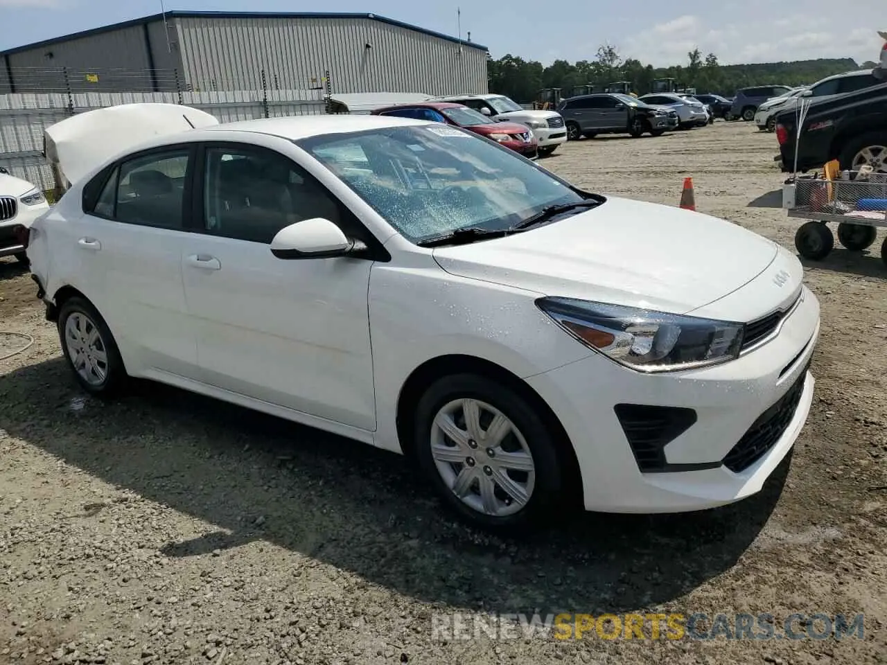 4 Photograph of a damaged car 3KPA24AD1NE453727 KIA RIO 2022