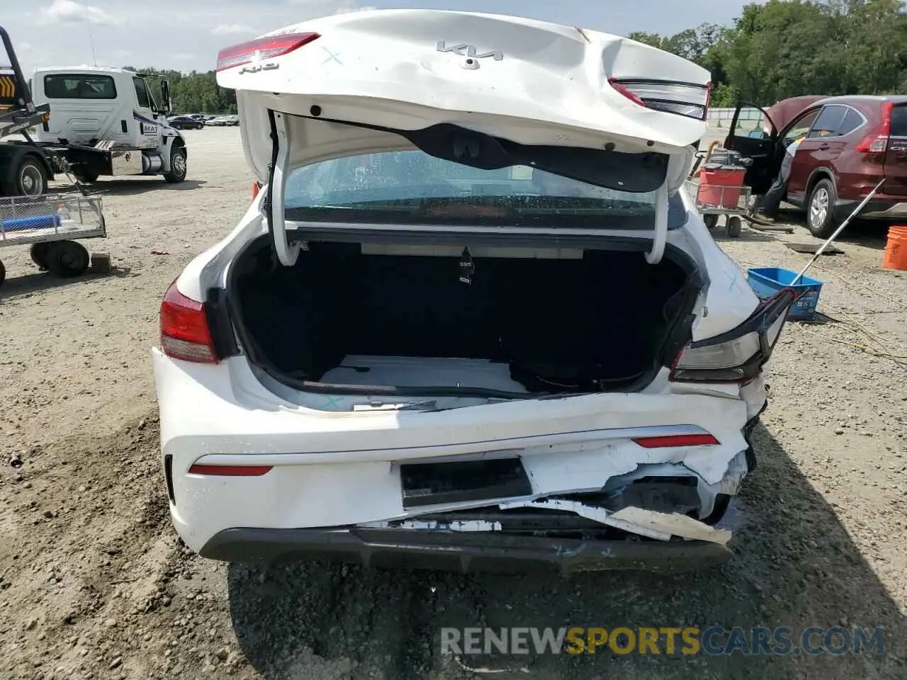 6 Photograph of a damaged car 3KPA24AD1NE453727 KIA RIO 2022