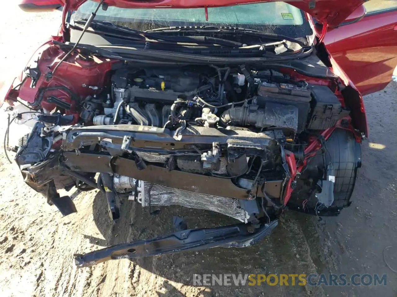 11 Photograph of a damaged car 3KPA24AD1NE460290 KIA RIO 2022