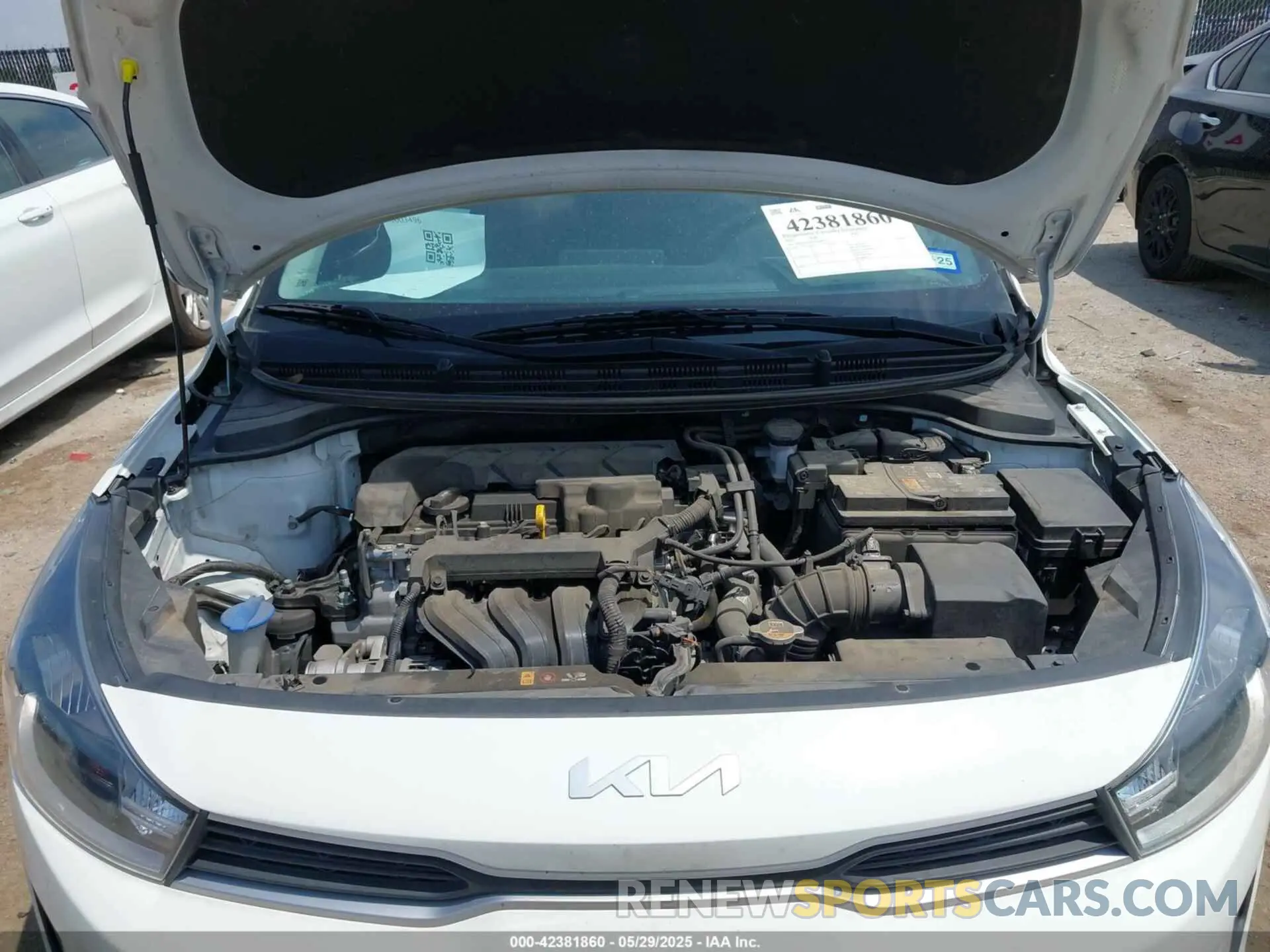 10 Photograph of a damaged car 3KPA24AD1NE484816 KIA RIO 2022
