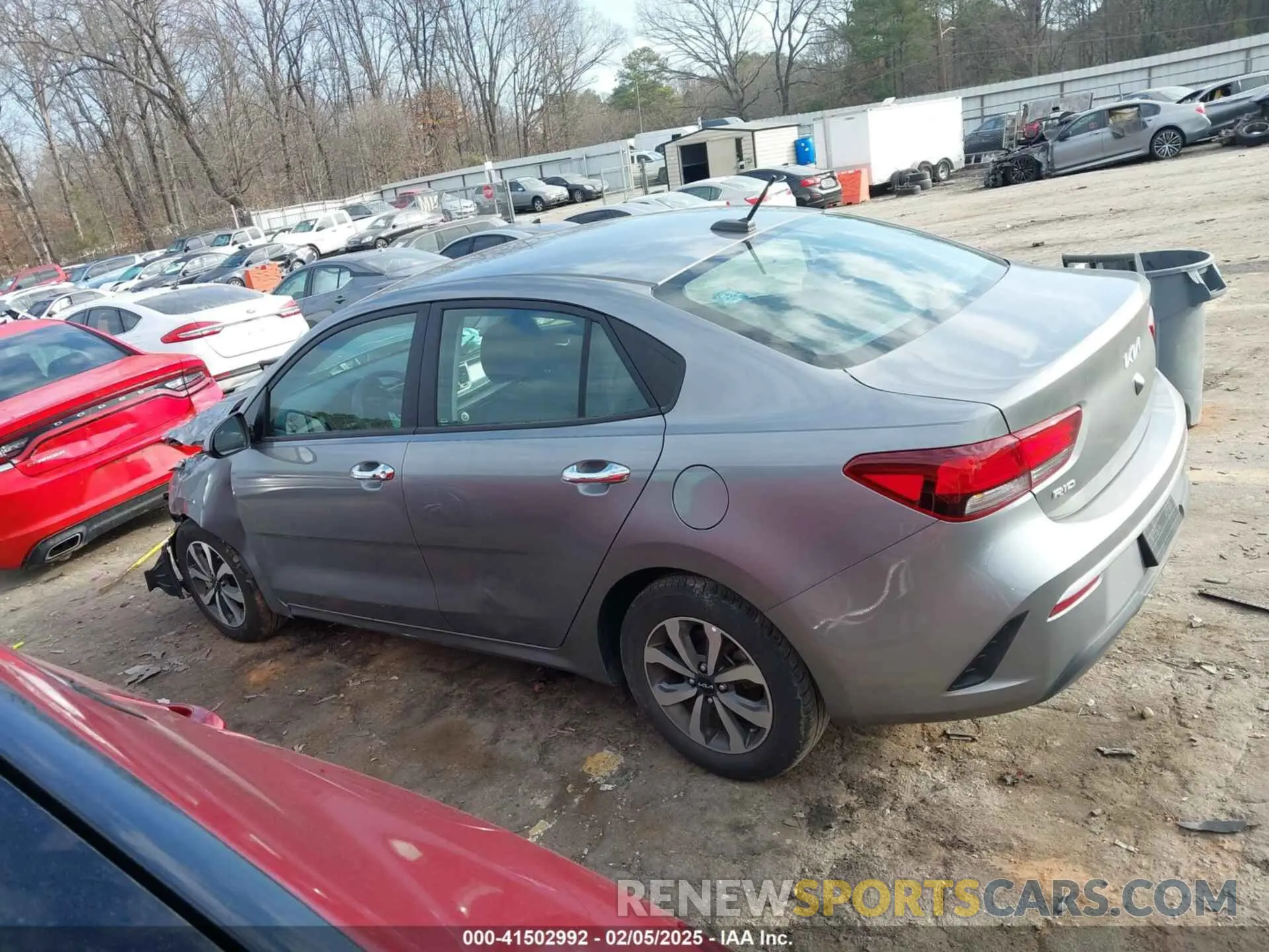 14 Photograph of a damaged car 3KPA24AD1NE495931 KIA RIO 2022