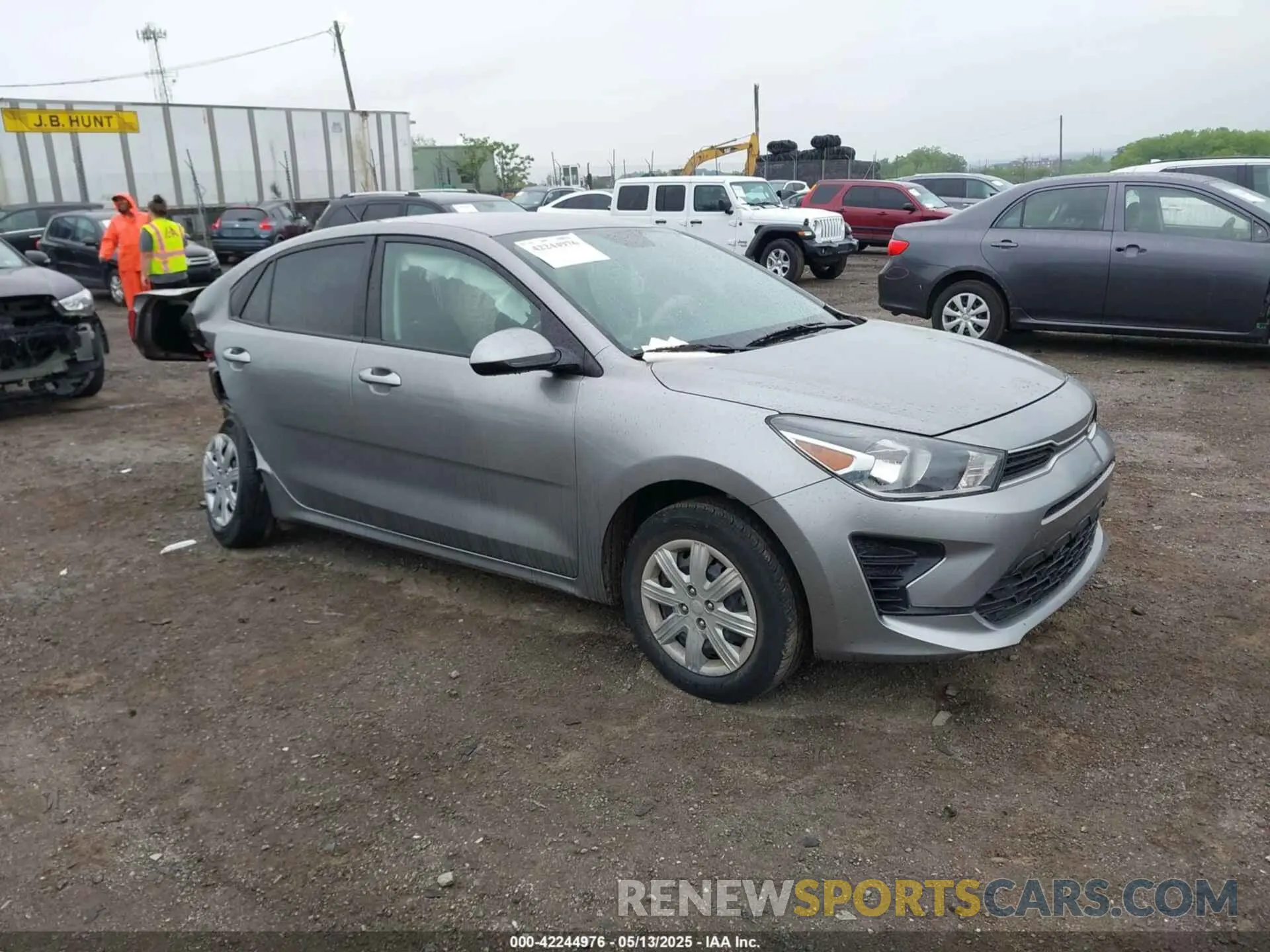 1 Photograph of a damaged car 3KPA24AD2NE431395 KIA RIO 2022