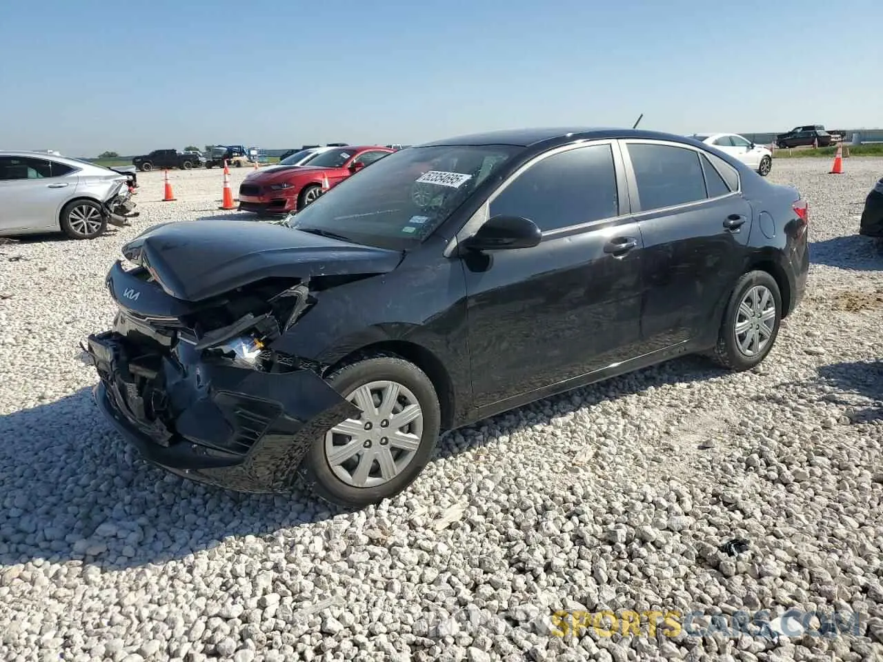 1 Photograph of a damaged car 3KPA24AD2NE438931 KIA RIO 2022