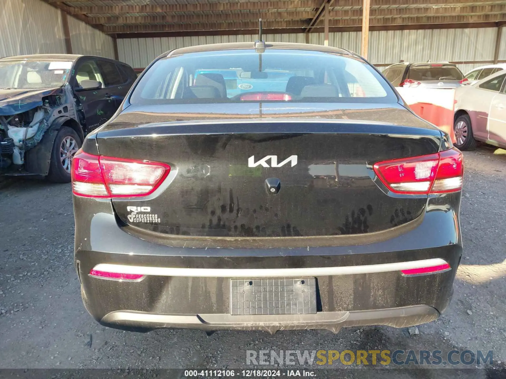 17 Photograph of a damaged car 3KPA24AD2NE468544 KIA RIO 2022
