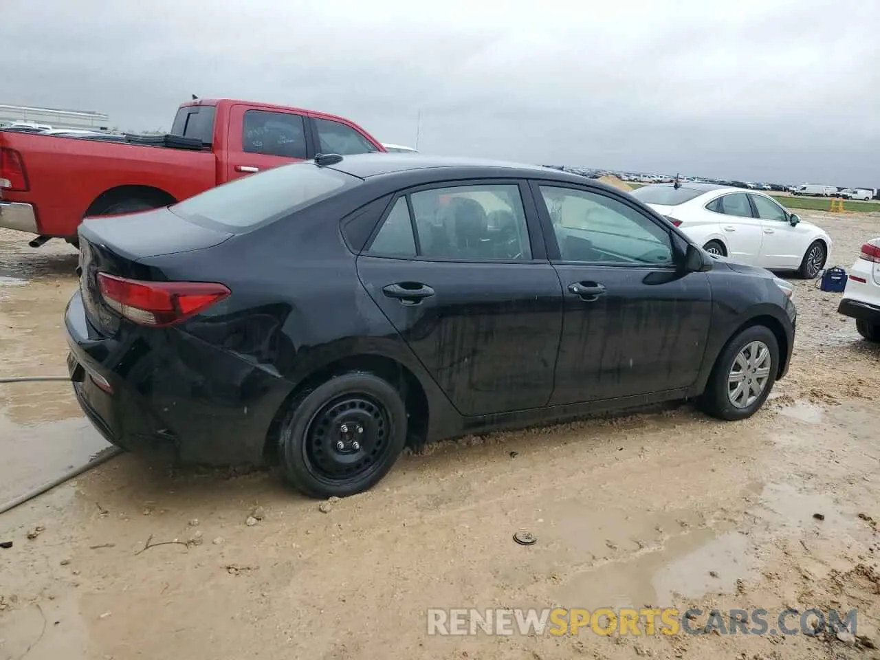 3 Photograph of a damaged car 3KPA24AD2NE501798 KIA RIO 2022