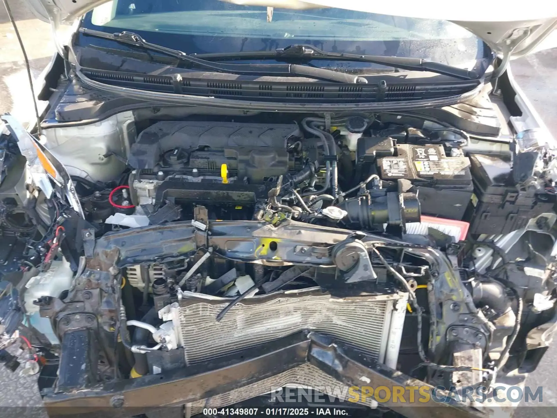 10 Photograph of a damaged car 3KPA24AD3NE441675 KIA RIO 2022
