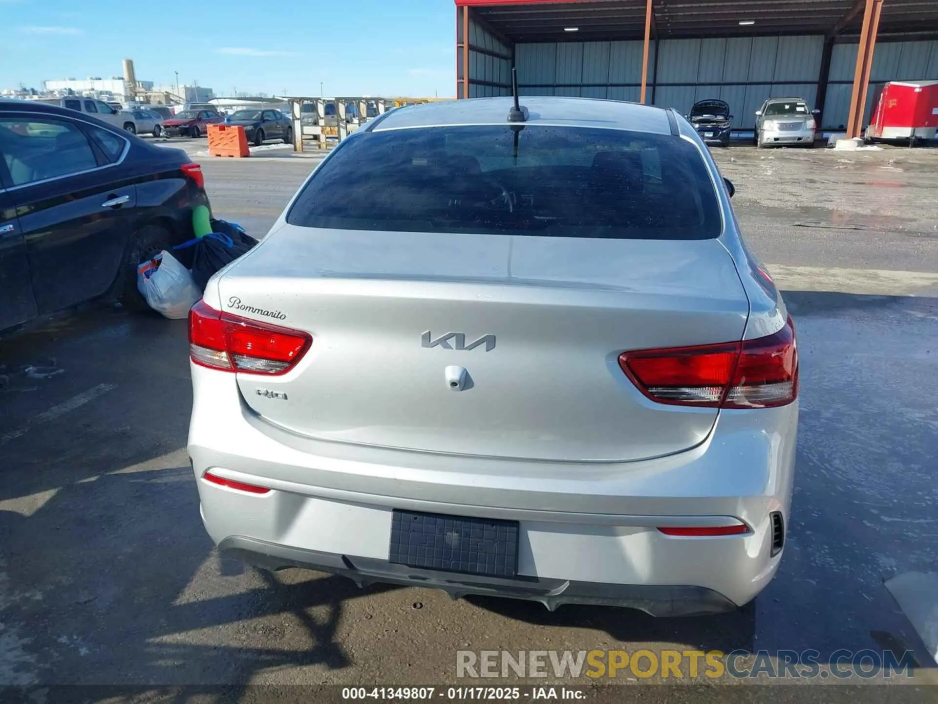 16 Photograph of a damaged car 3KPA24AD3NE441675 KIA RIO 2022