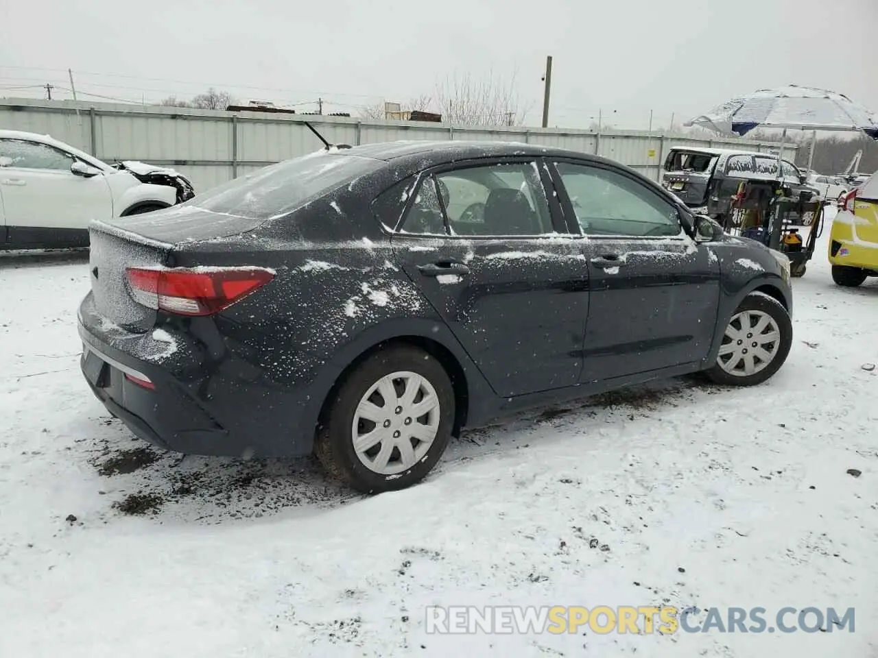 3 Photograph of a damaged car 3KPA24AD3NE450294 KIA RIO 2022