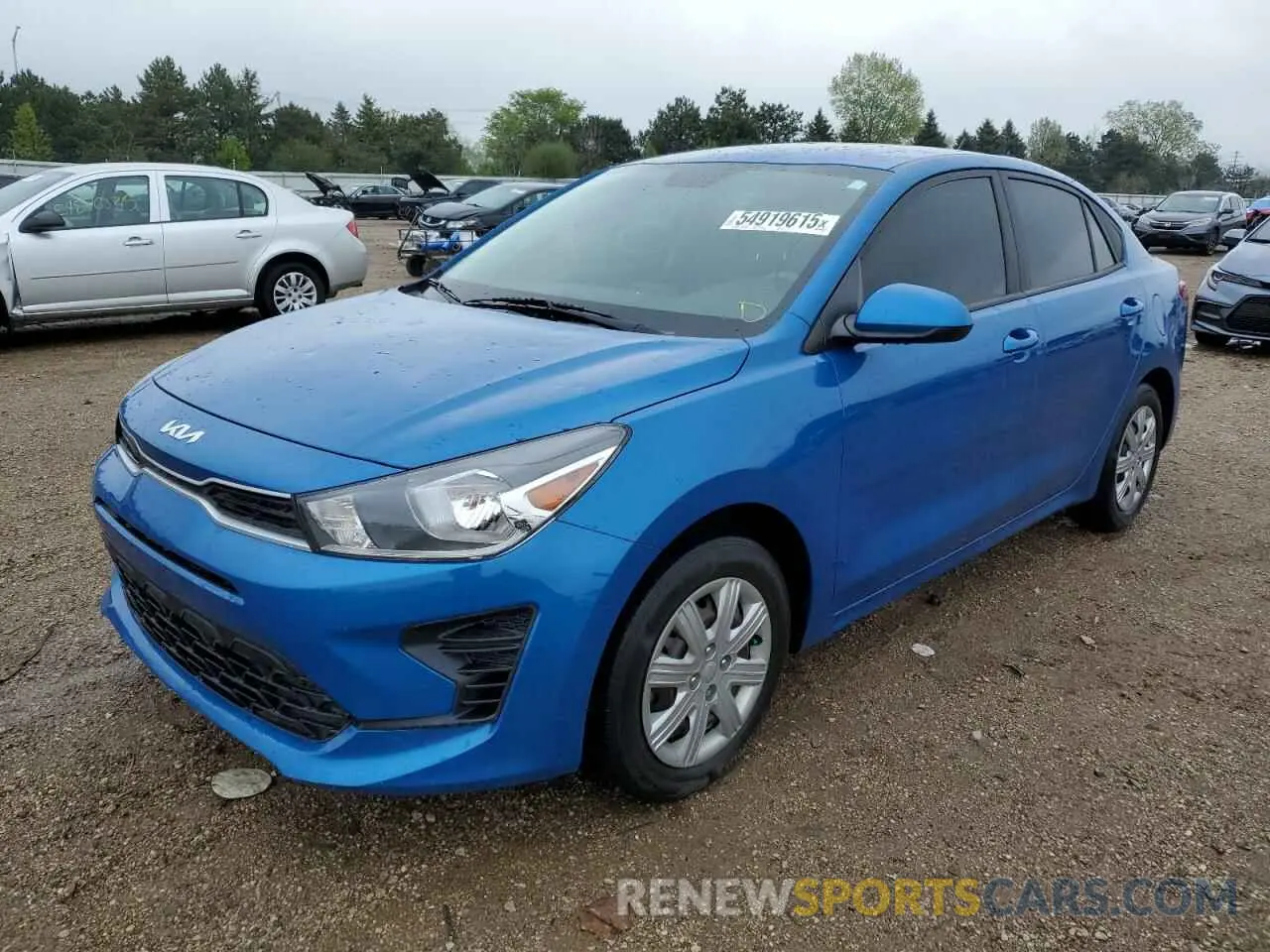 1 Photograph of a damaged car 3KPA24AD3NE454331 KIA RIO 2022