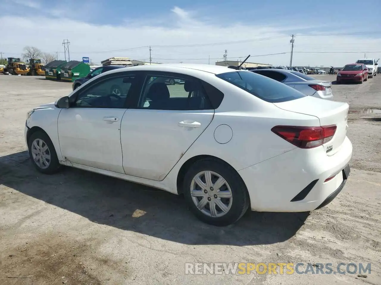 2 Photograph of a damaged car 3KPA24AD3NE456855 KIA RIO 2022
