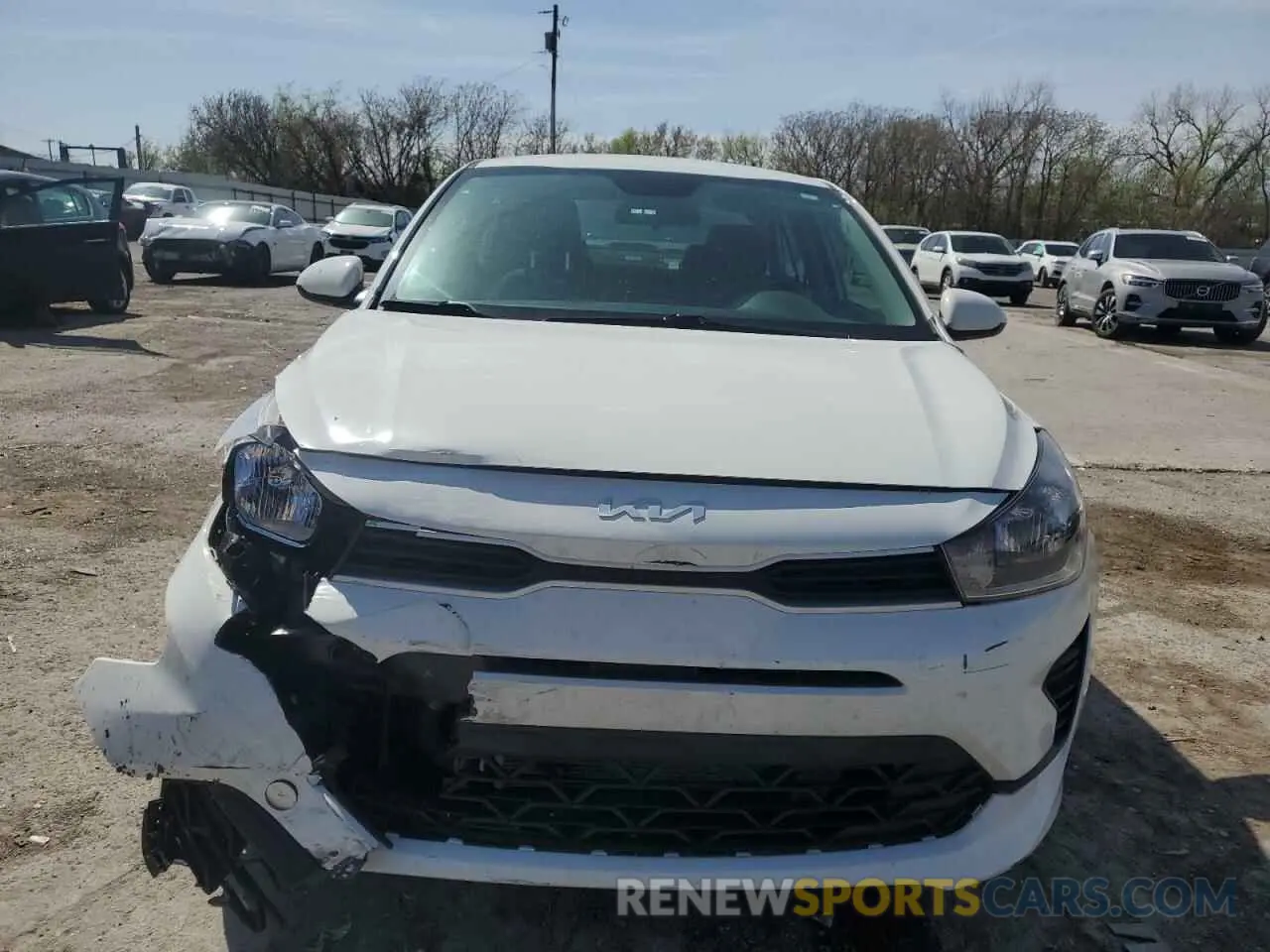 5 Photograph of a damaged car 3KPA24AD3NE456855 KIA RIO 2022