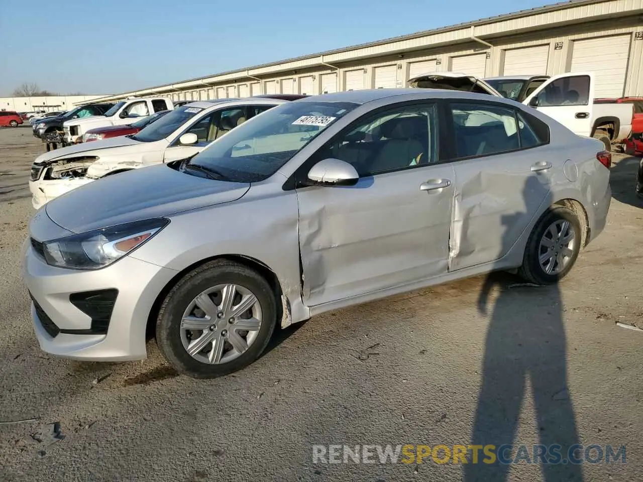 1 Photograph of a damaged car 3KPA24AD3NE463594 KIA RIO 2022