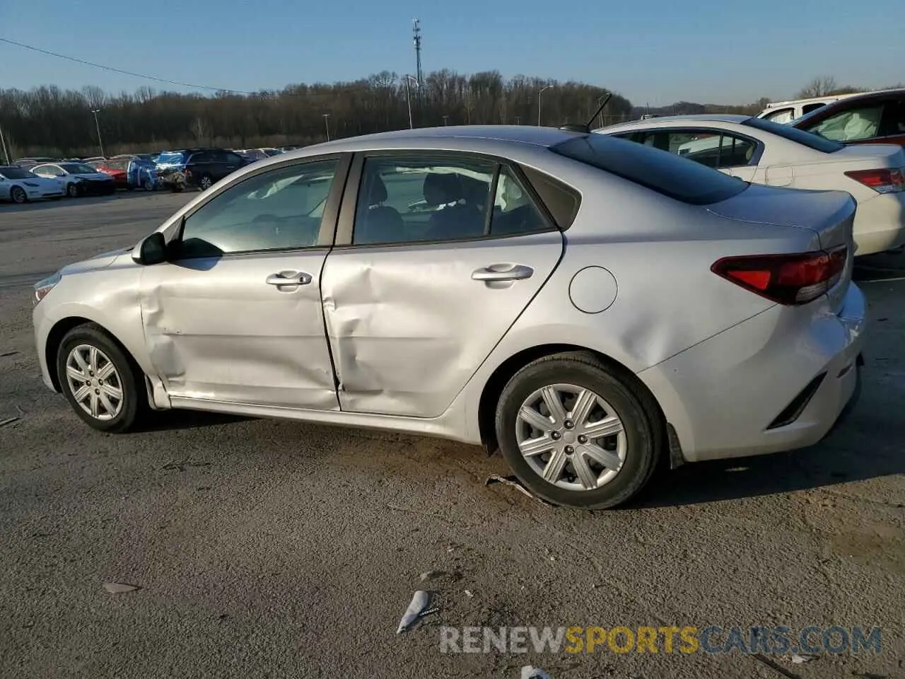 2 Photograph of a damaged car 3KPA24AD3NE463594 KIA RIO 2022