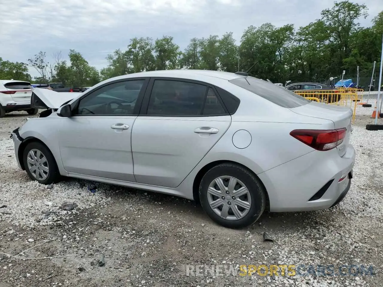 2 Photograph of a damaged car 3KPA24AD3NE474532 KIA RIO 2022