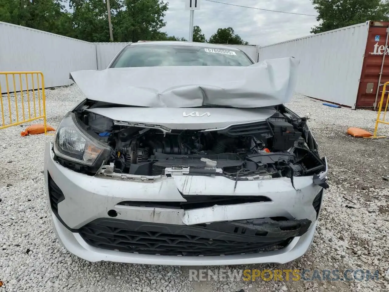 5 Photograph of a damaged car 3KPA24AD3NE474532 KIA RIO 2022