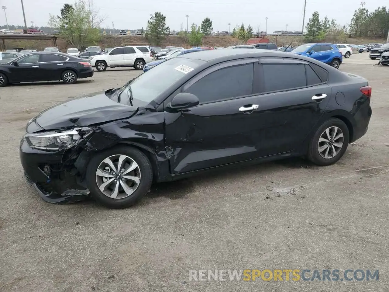 1 Photograph of a damaged car 3KPA24AD3NE476149 KIA RIO 2022