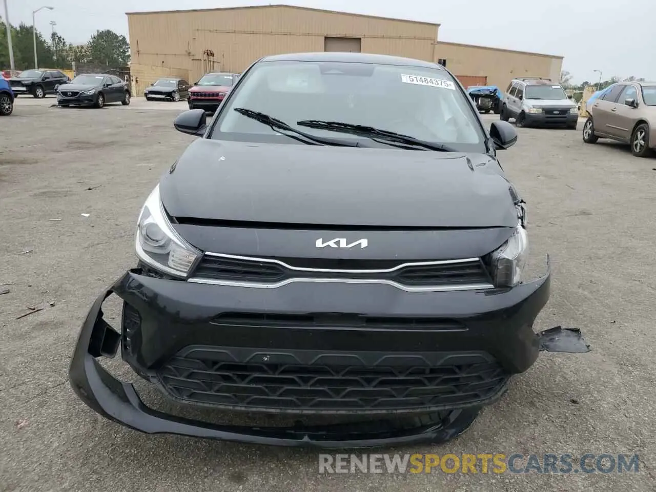 5 Photograph of a damaged car 3KPA24AD3NE476149 KIA RIO 2022