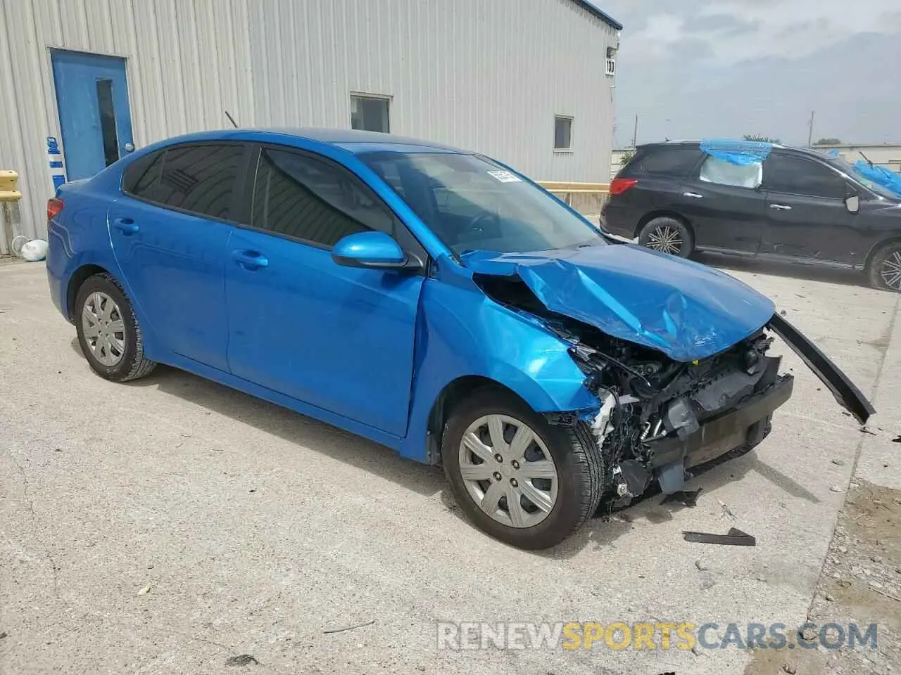 4 Photograph of a damaged car 3KPA24AD3NE485482 KIA RIO 2022