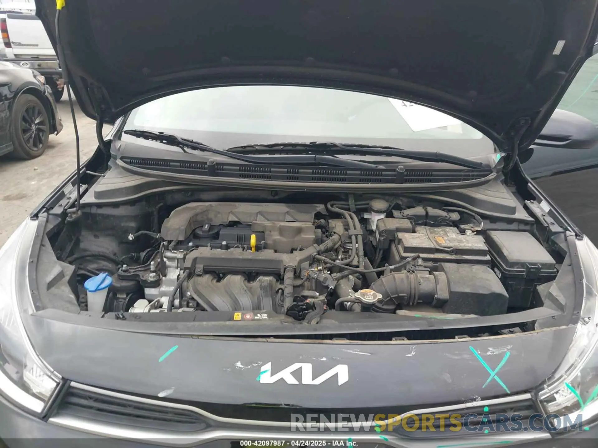 10 Photograph of a damaged car 3KPA24AD3NE492402 KIA RIO 2022