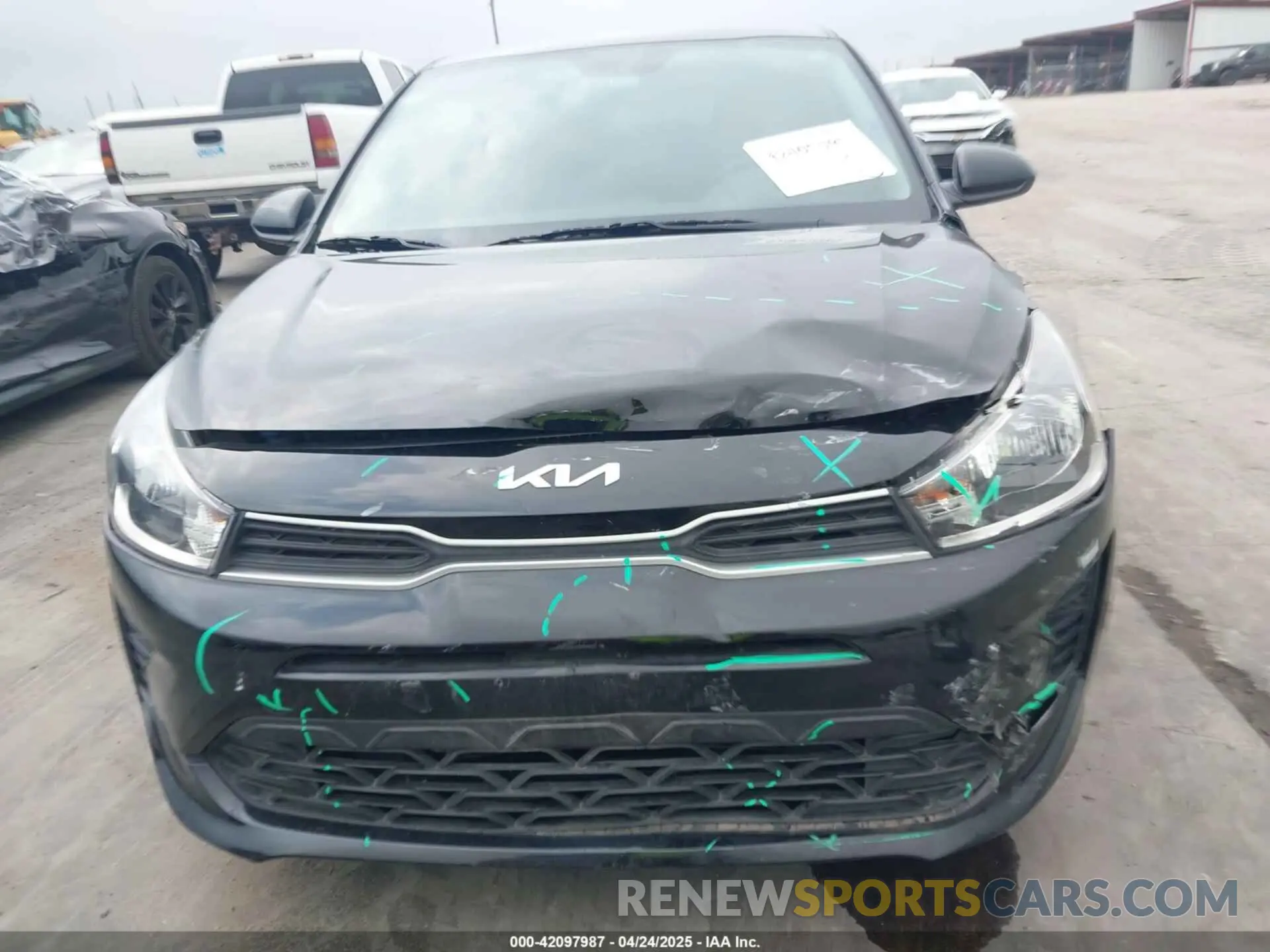 6 Photograph of a damaged car 3KPA24AD3NE492402 KIA RIO 2022