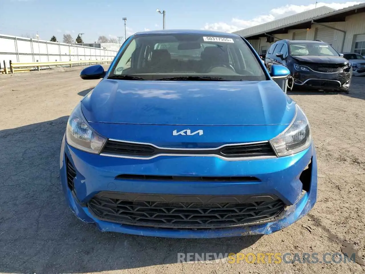 5 Photograph of a damaged car 3KPA24AD4NE431186 KIA RIO 2022