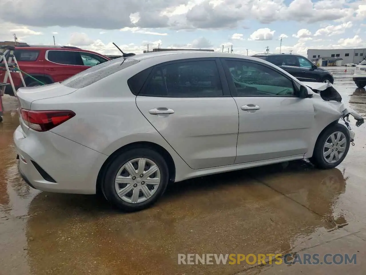 3 Photograph of a damaged car 3KPA24AD4NE438316 KIA RIO 2022