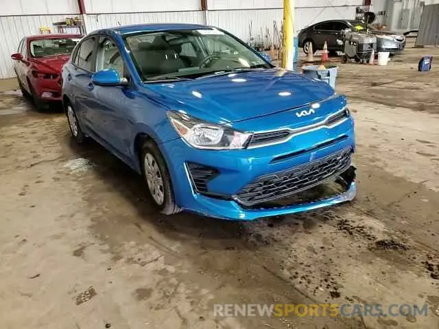 13 Photograph of a damaged car 3KPA24AD4NE452586 KIA RIO 2022