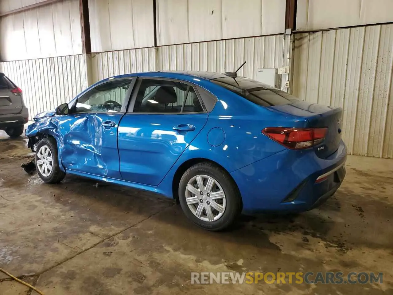 2 Photograph of a damaged car 3KPA24AD4NE452586 KIA RIO 2022