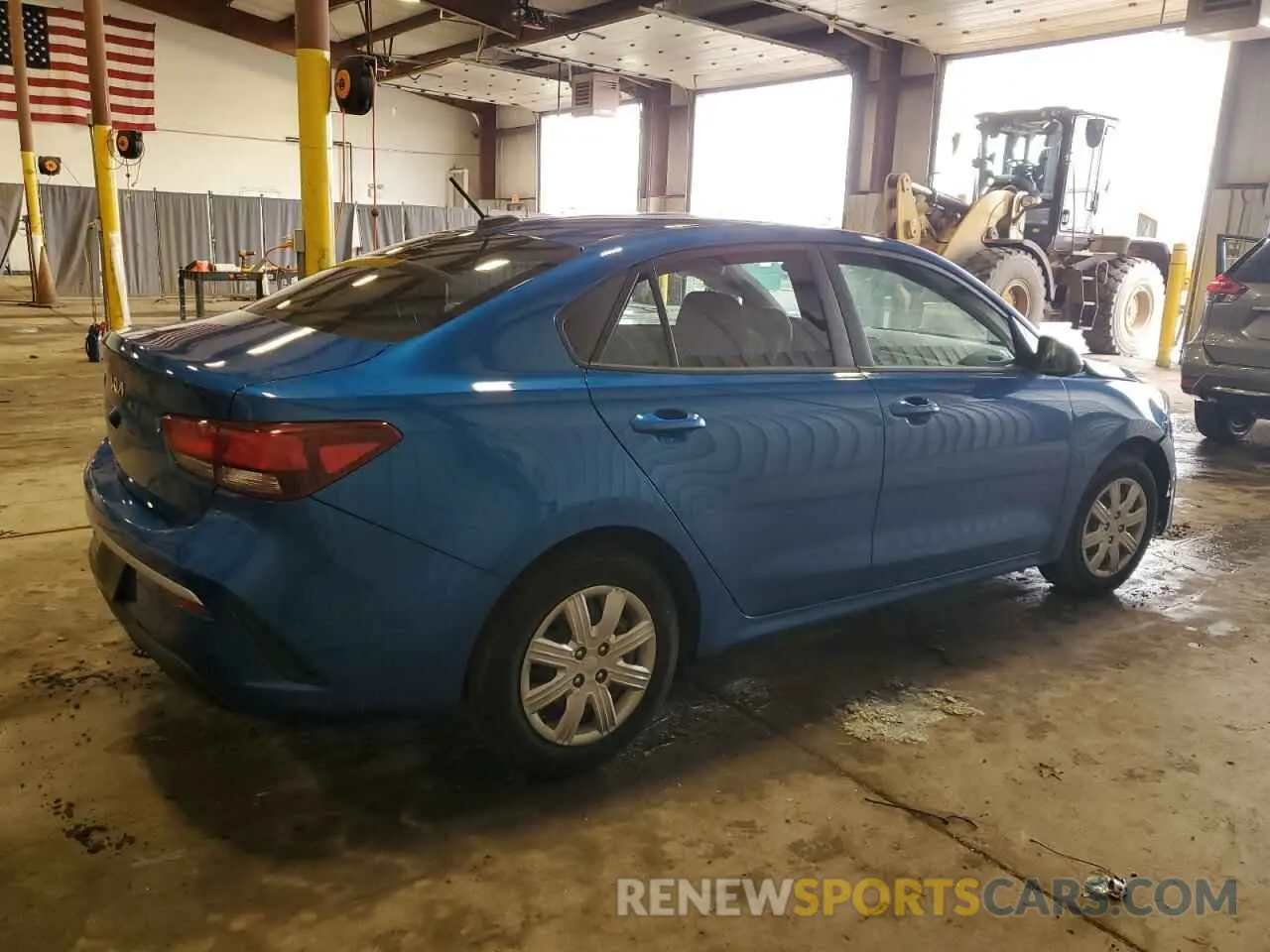 3 Photograph of a damaged car 3KPA24AD4NE452586 KIA RIO 2022