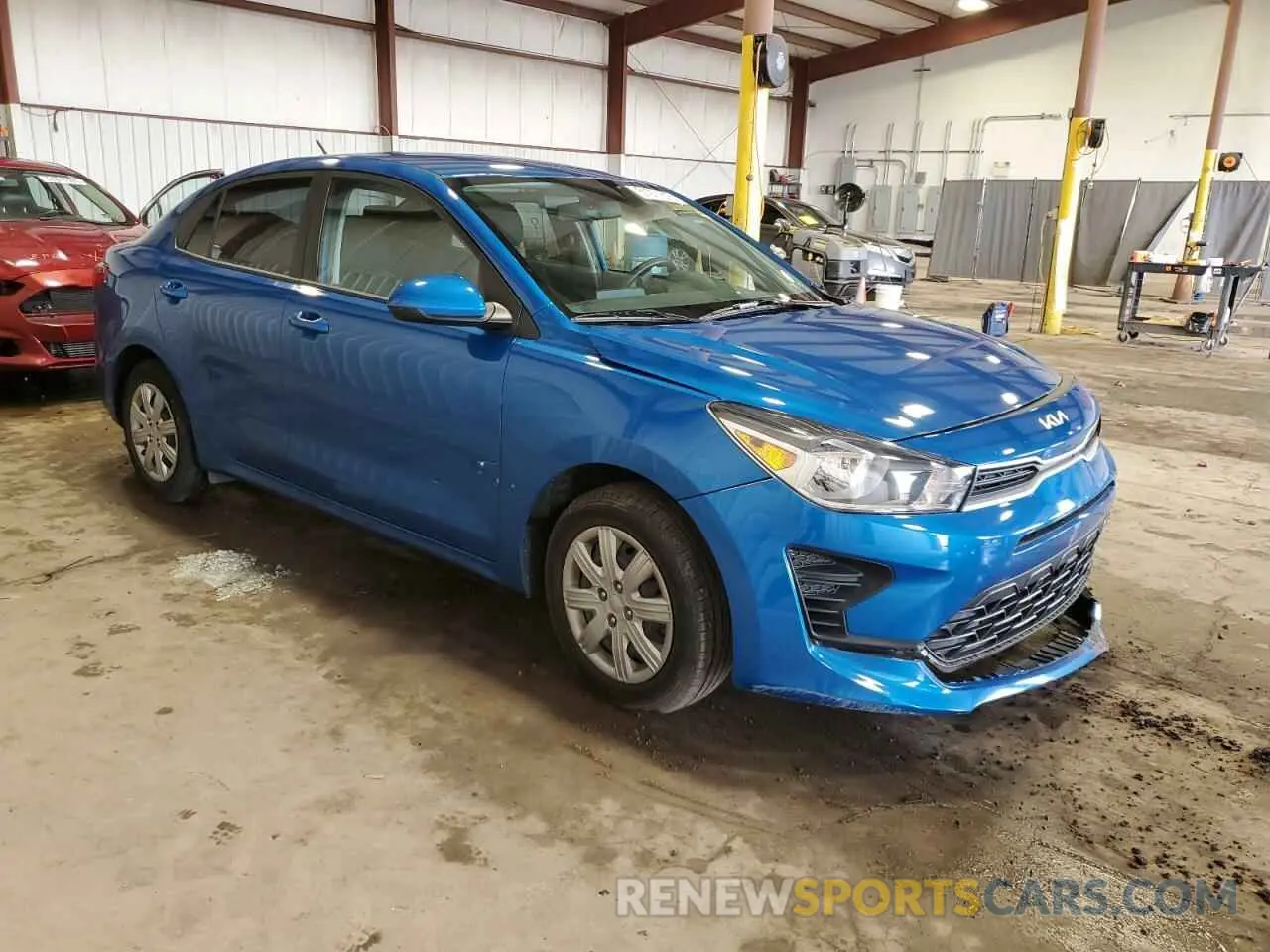 4 Photograph of a damaged car 3KPA24AD4NE452586 KIA RIO 2022