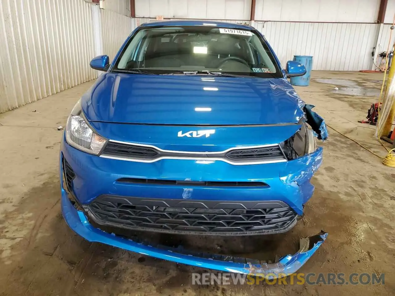 5 Photograph of a damaged car 3KPA24AD4NE452586 KIA RIO 2022