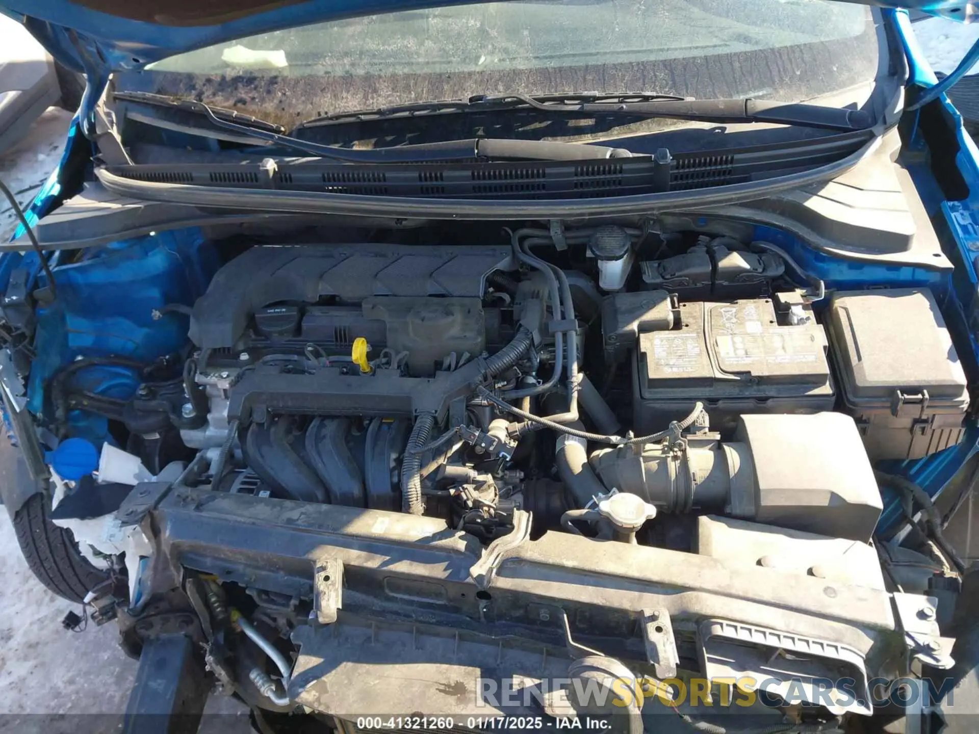 10 Photograph of a damaged car 3KPA24AD4NE478556 KIA RIO 2022